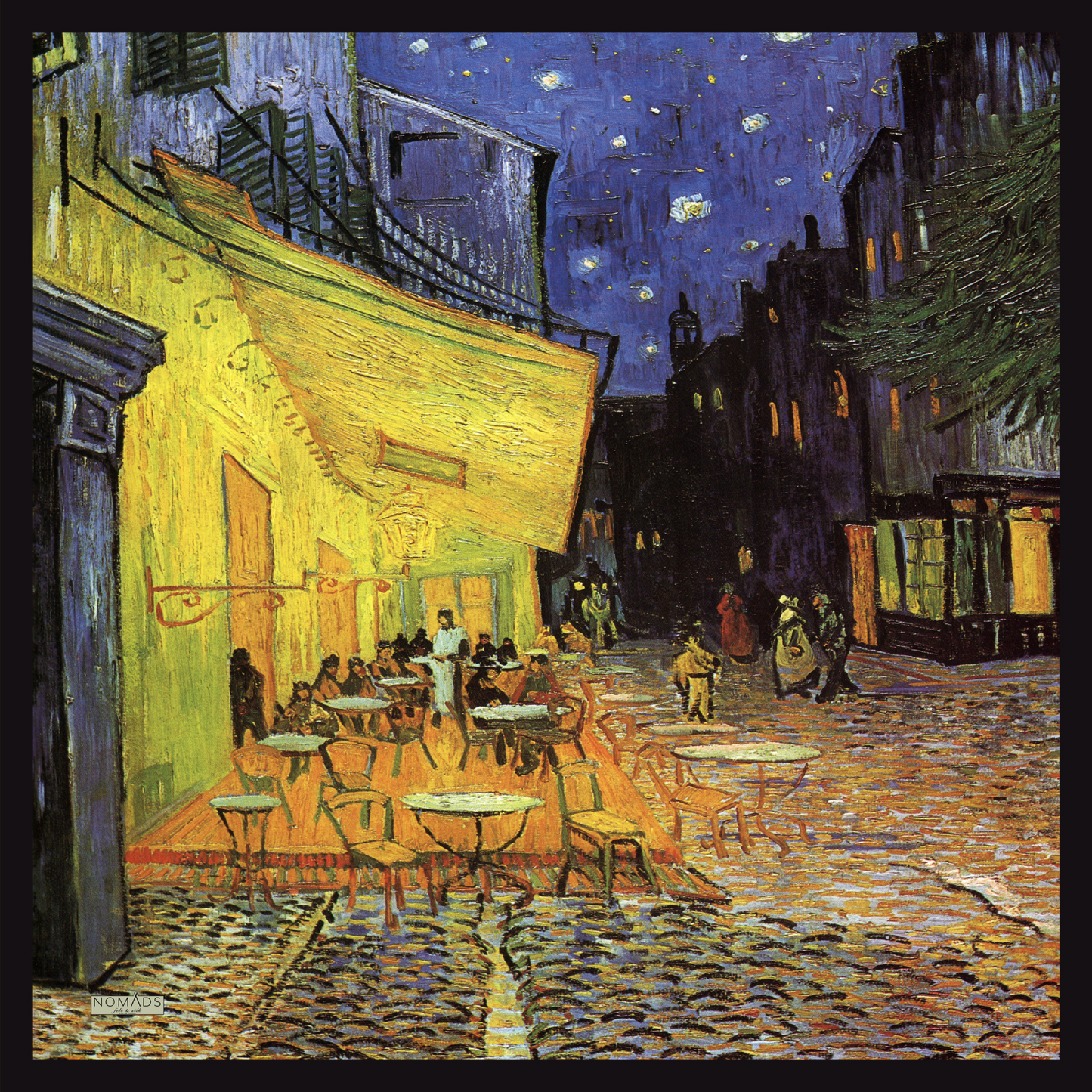 İpek Bandana Fular Art Collection-Vincent Van Gogh(Cafeler Sokağı)