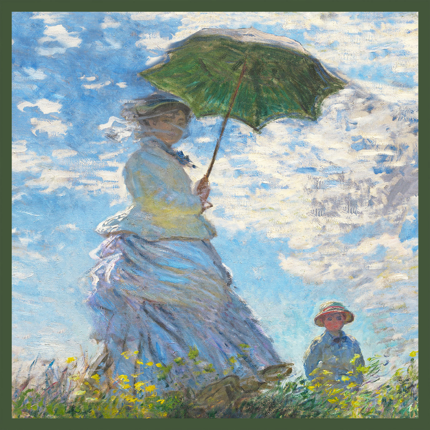 İpek Bandana Fular Art Collection - Monet (Japon Köprüsü)